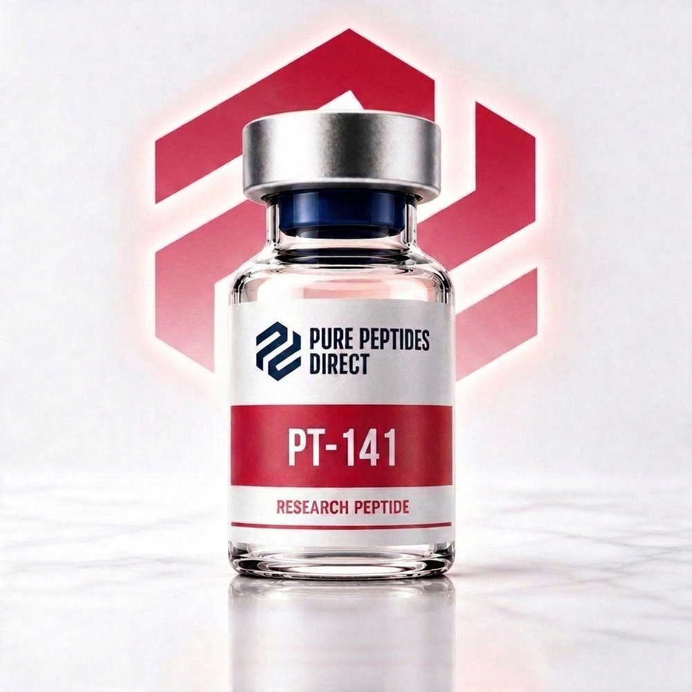 PT-141 10mg research peptide vial