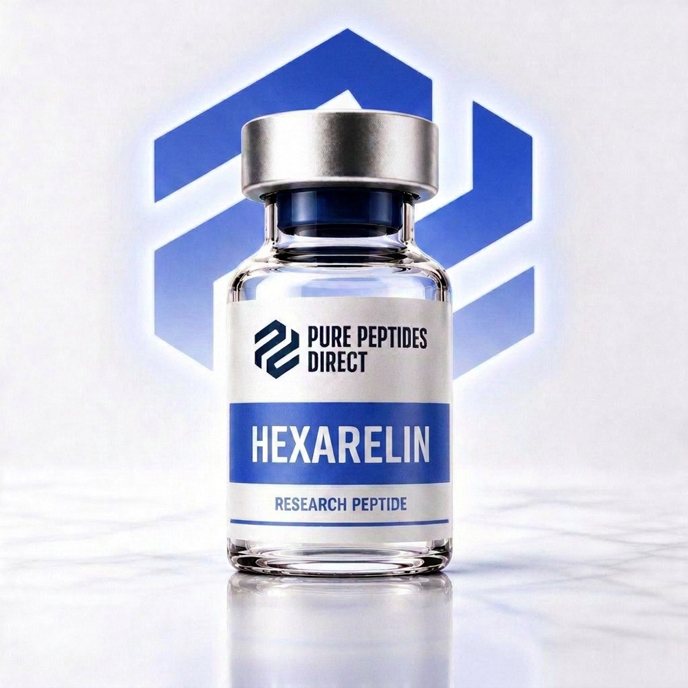Hexarelin 2mg research peptide vial