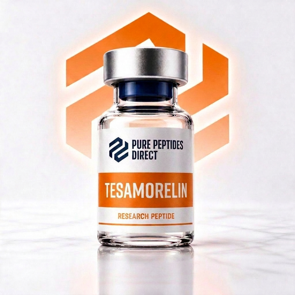 Tesamorelin research peptide vial